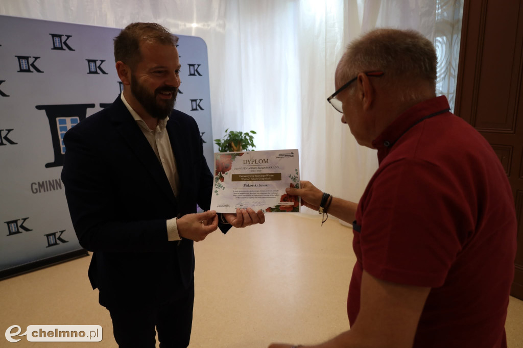 Uroczyste zakończenie UTW w Unisławiu