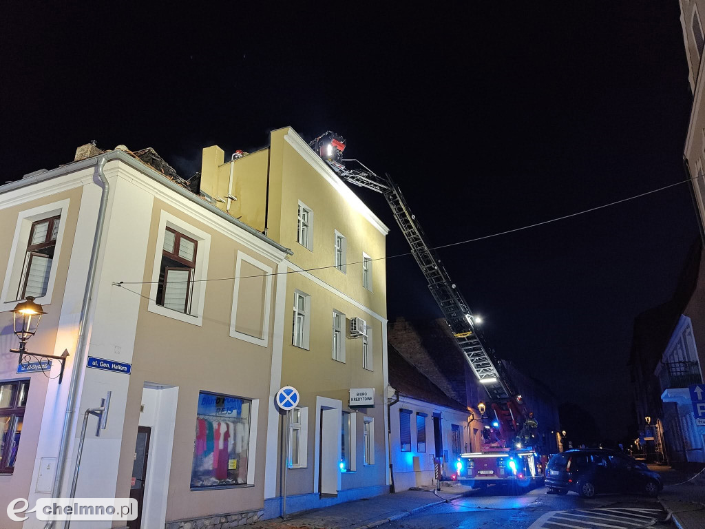Nocna walka z żywiołem…