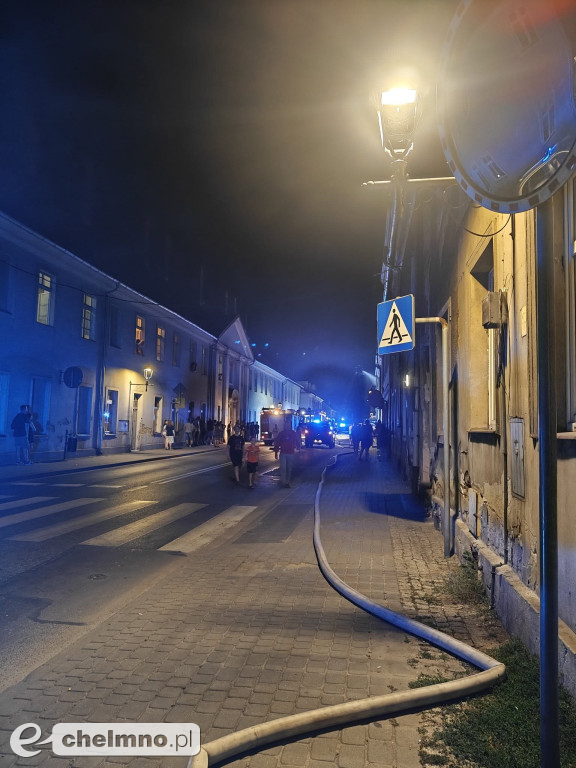 Nocna walka z żywiołem…