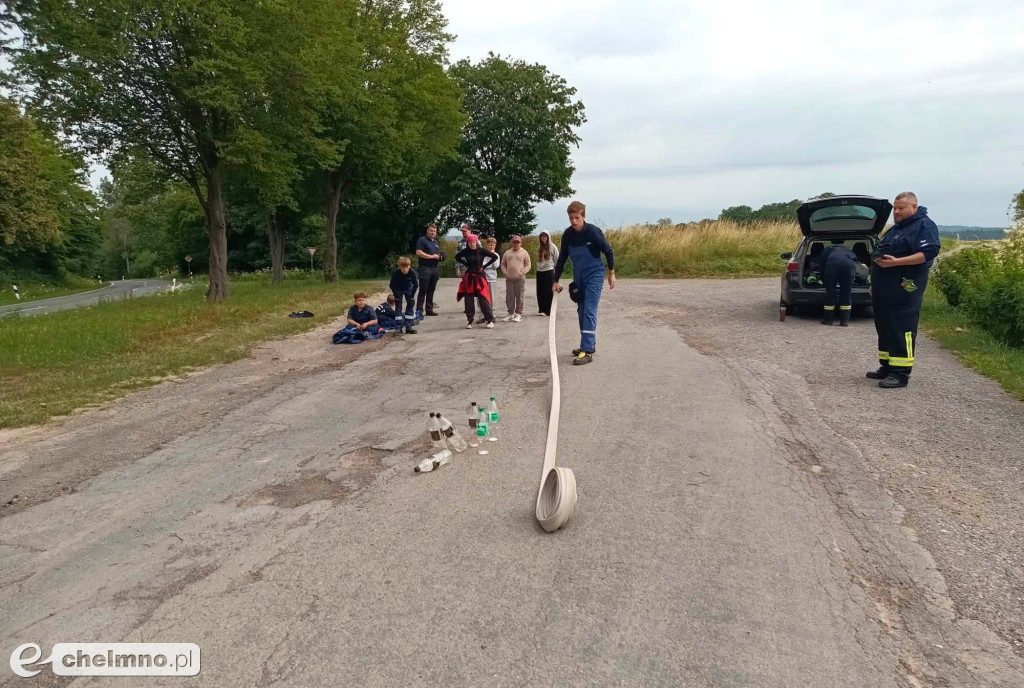 Druhowie z OSP Chełmno na obozie w Algermissen