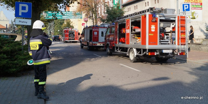 Alarm w chełmińskim banku