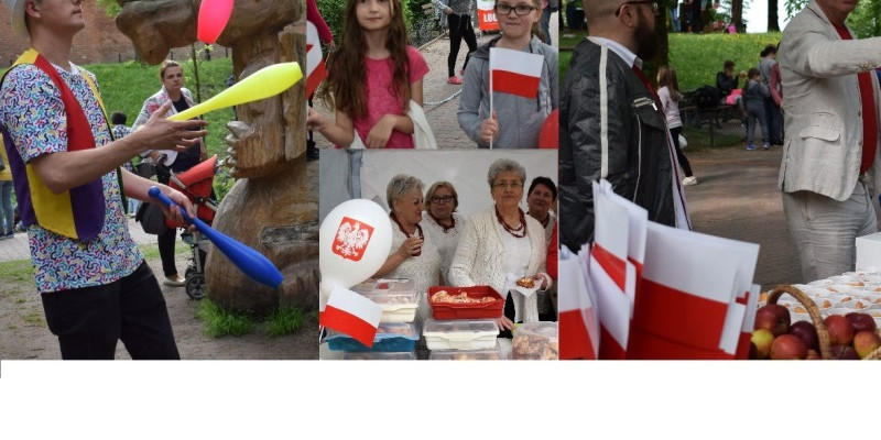 W biało-czerwonych barwach: Zabawy w Dniu Flagi