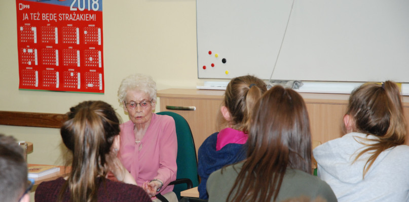 Spotkanie z Panią Krystyną Nadolną - więźniarką niemieckich obozów pracy