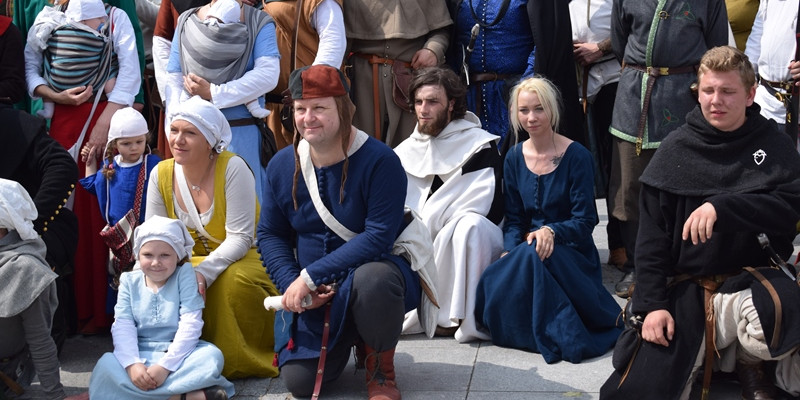 Powitanie uczestników XX Turnieju Rycerskiego Bractw Zaprzyjaźnionych