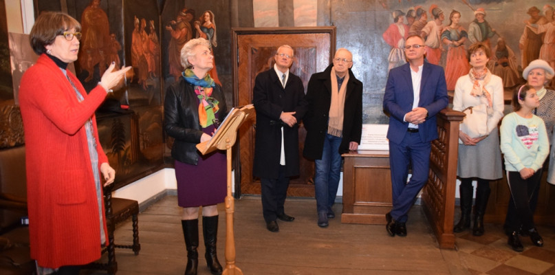 Uroczyste otwarcie Sali Sądowej po dokonanych pracach konserwatorskich.