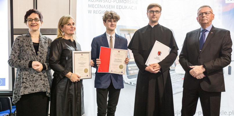 Uroczystość dla najlepszych stypendystów projektu "Prymus Pomorza i Kujaw".