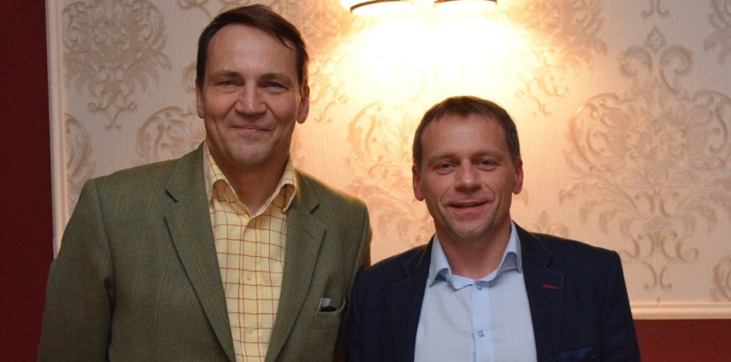 Wizyta Radosława Sikorskiego w Chełmnie.