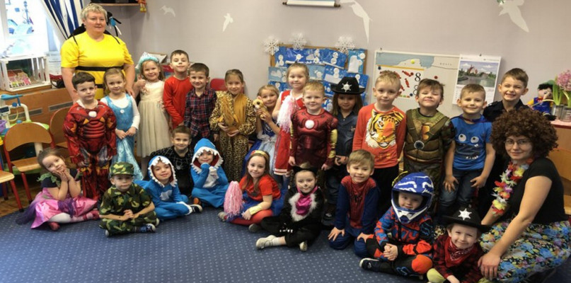 Zabawa karnawałowa w Przedszkolu "Pinokio" (GALERIA ZDJĘĆ).