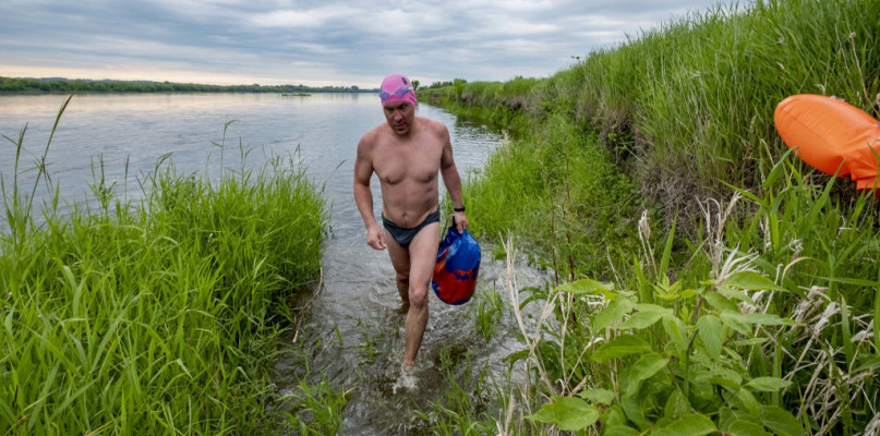 Ze Śląska do Bałtyku płyną wpław Wisłą. Zobacz ZDJĘCIA i WIDEO
