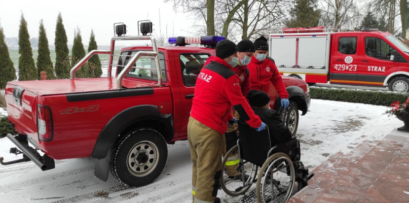 #SzczepimySię Straż Pożarna w powiecie chełmińskim wspomaga Narodowy Program Szcze