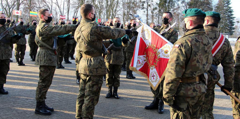 Przysięga wojskowa w 3. Batalionie Drogowo-Mostowym
