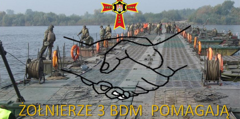 Żołnierze 3. BDM pomagają. Podziękowania od służb mundurowych za wsparcie