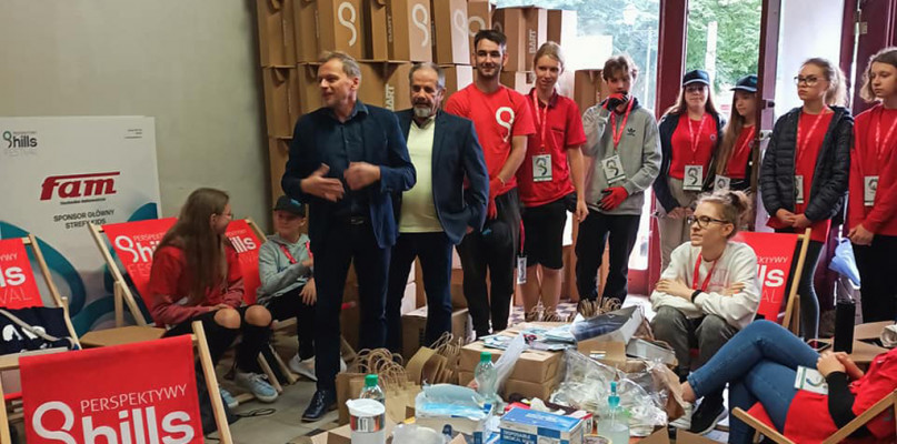 Życzenia Władz Miasta dla wolontariuszy 9 Hills