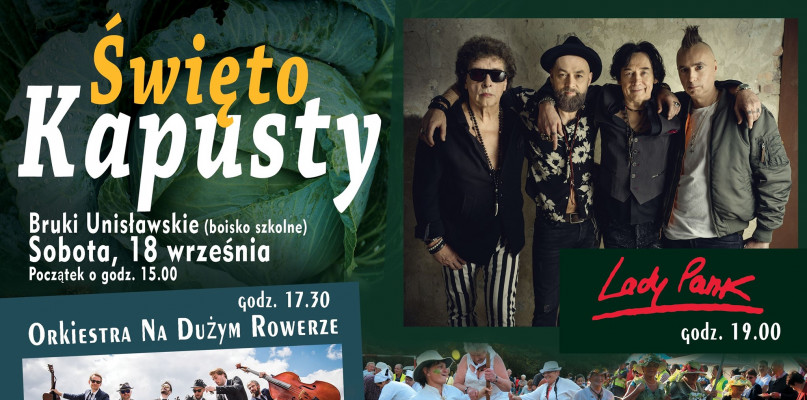 18 września X Święto Kapusty 2021. Zapowiada się świetna impreza, a gwiazdą wieczo