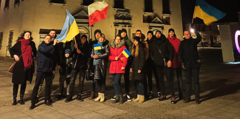 Tak było na wczorajszej manifestacji Solidarni z Ukrainą!