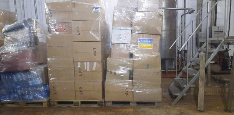 Owoce naszej wspólnej zbiórki dotarły do partnerskiego Kaniowa! 