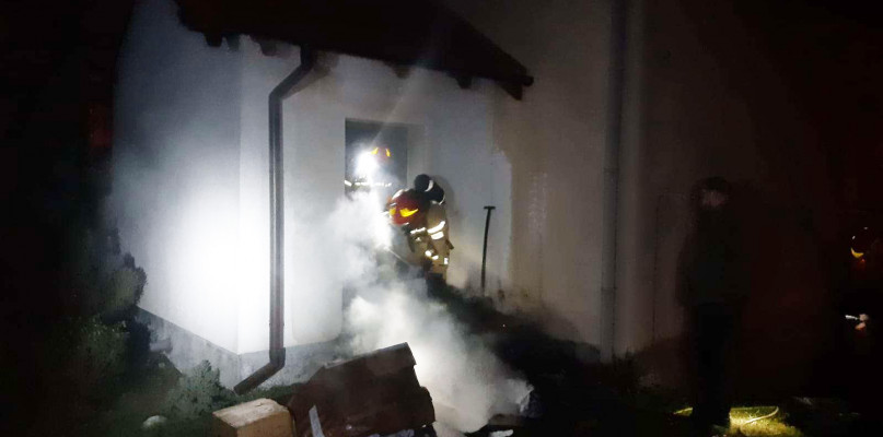 Pożar kotłowni i wypadki drogowe z minionych dni