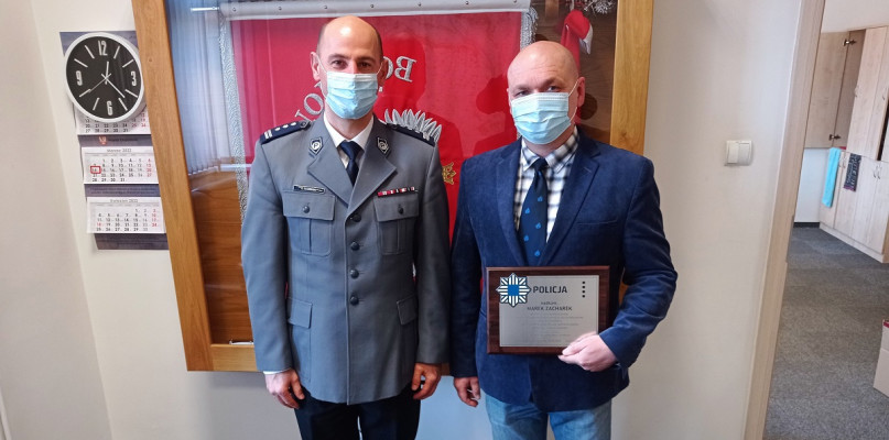 Dwie uroczystości w Komendzie Powiatowej Policji w Chełmnie