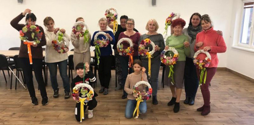 Warsztaty dekoracji wielkanocnych w projekcie "Centrum Aktywności Lokalnej"