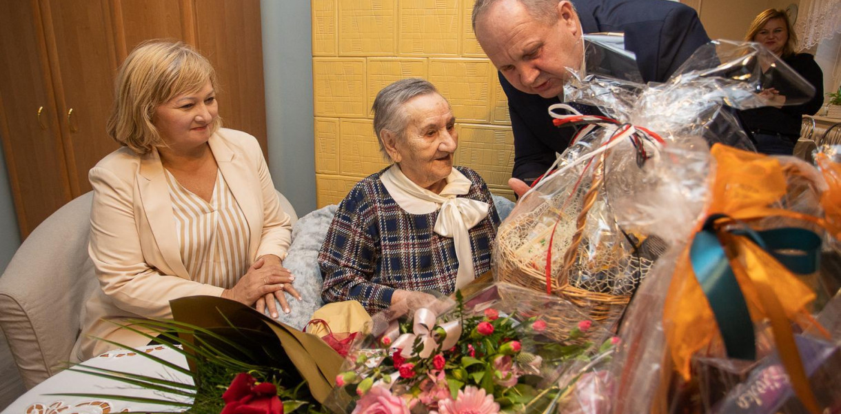 Medal dla 102-letniej mieszkanki powiatu chełmińskiego 