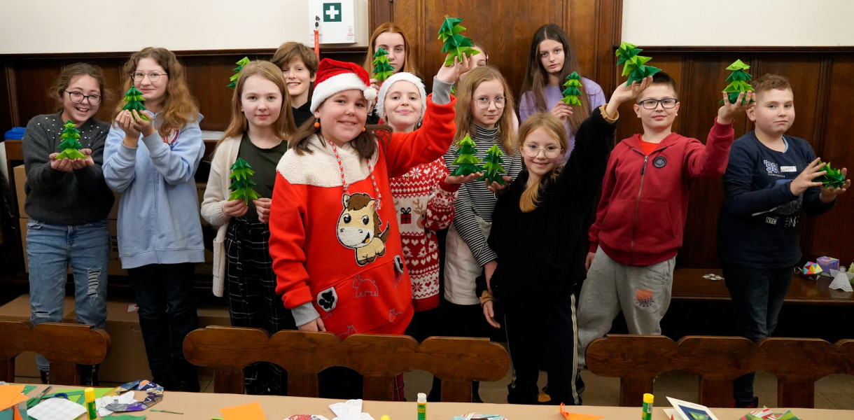 Za nami Mikołajkowe warsztaty origami w Ratuszu