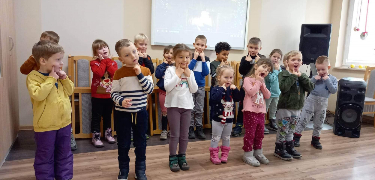 Przedszkolaki ze Starogrodu z wizytą w Chełmińskim Caritasie 