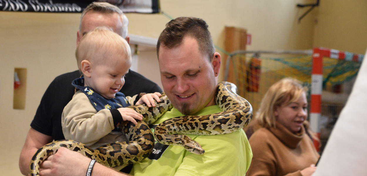 Ogromne powodzenie dzisiejszych Targów Terrarystycznych: frajda dla dzieci