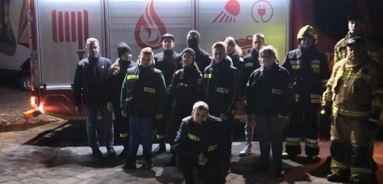 Zbiórka Młodzieżowej Drużyny Pożarniczej