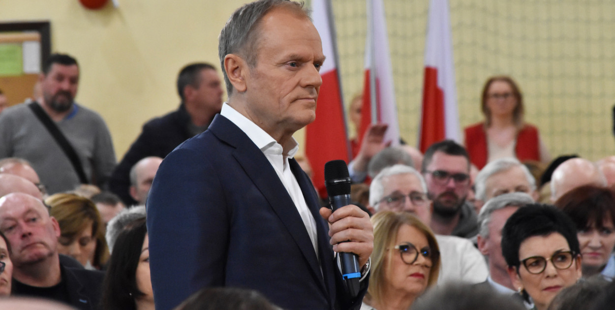 Spore zainteresowanie spotkaniem otwartym z Donaldem Tuskiem w Chełmnie