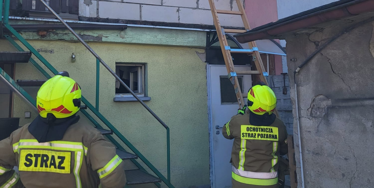 Strażacy z Unisławia mieli ręce pełne roboty