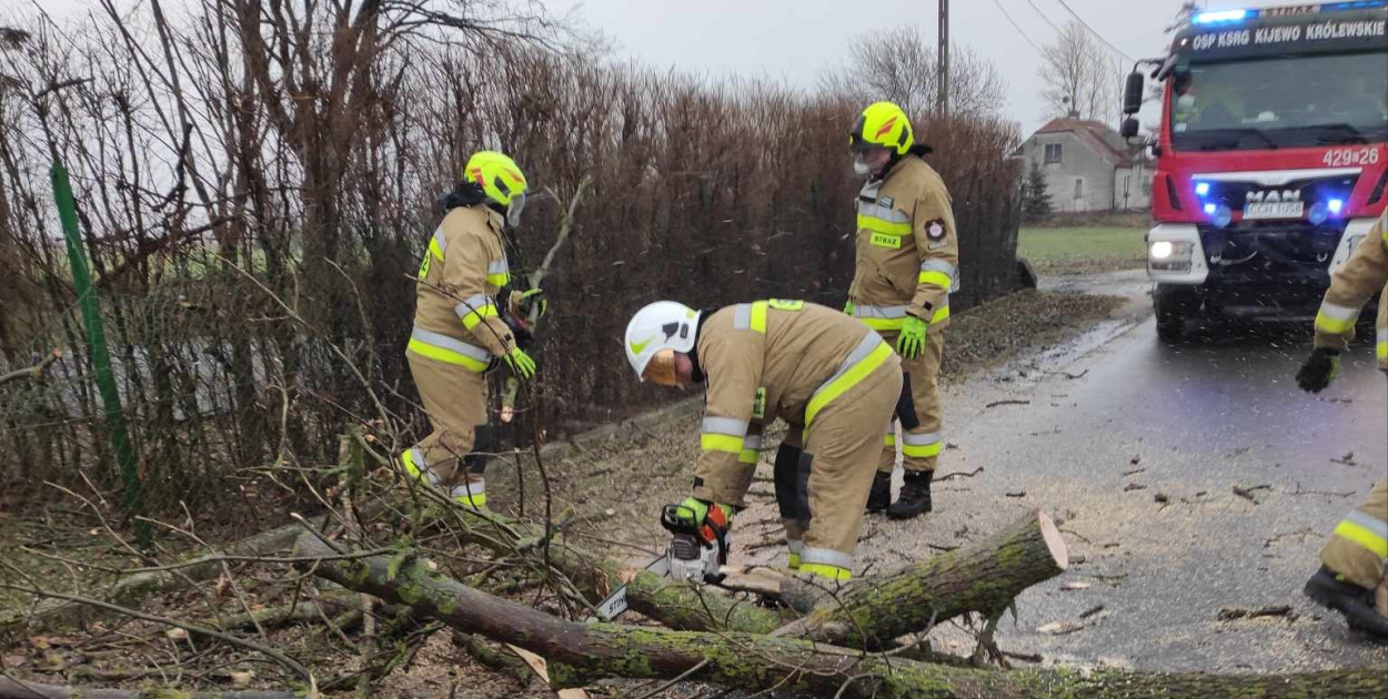 W świąteczne dni strażacy wyjeżdżali wielokrotnie do interwencji w okolicach 
