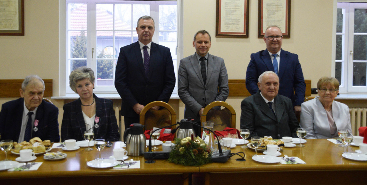 Jubileusz pożycia małżeńskiego Państwa Wykrętów i Słowińskich