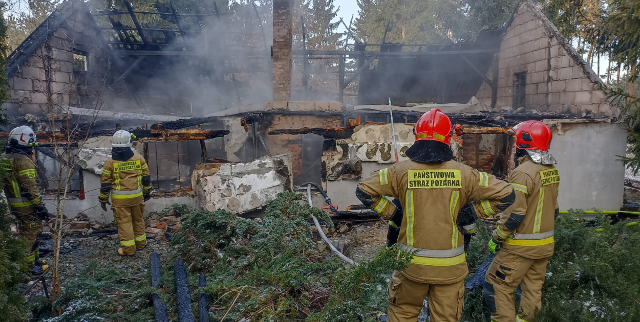 Pożar w Nowejwsi Chełmińskiej! Mieszkaniec odnaleziony kilometry dalej!