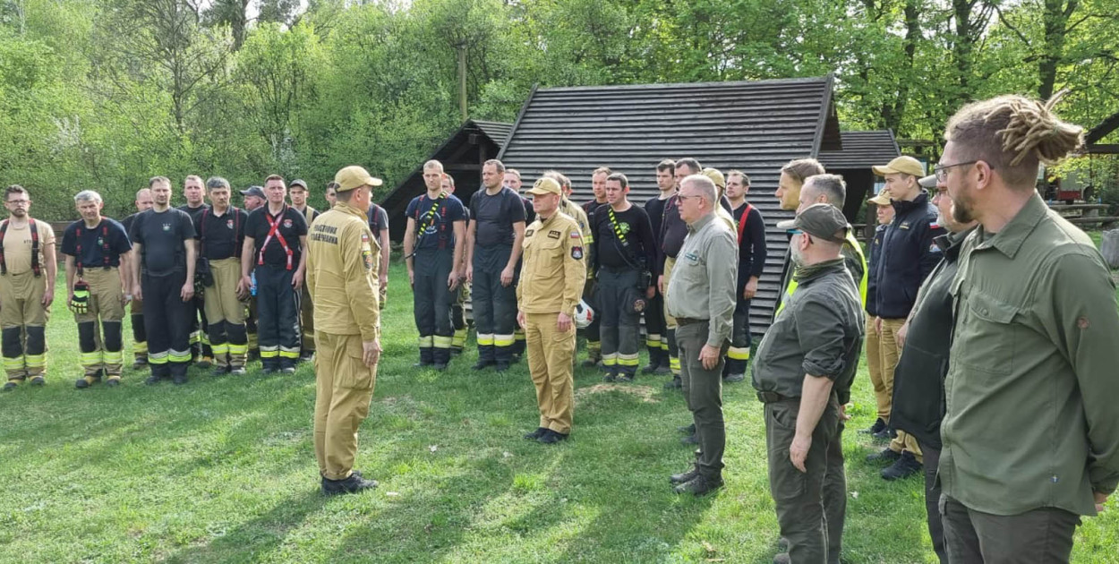 Ćwiczenia zgrywające w sile Kompanii jednostek PSP i OSP