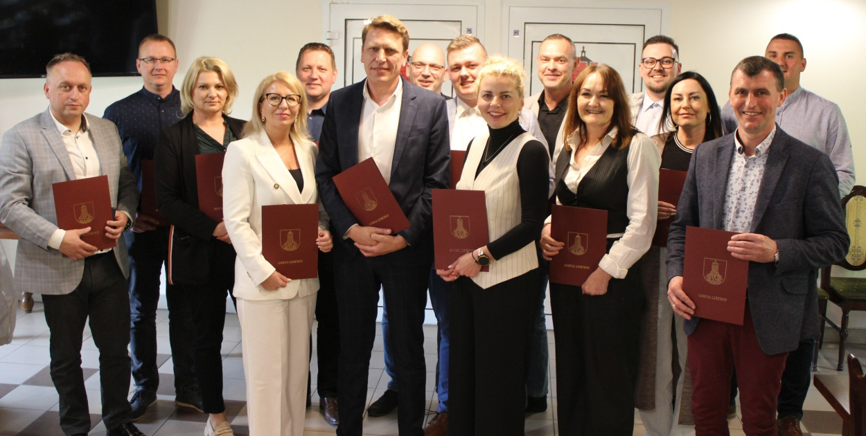 Radni i Wójt Gminy Lisewo otrzymali zaświadczenia o wyborze