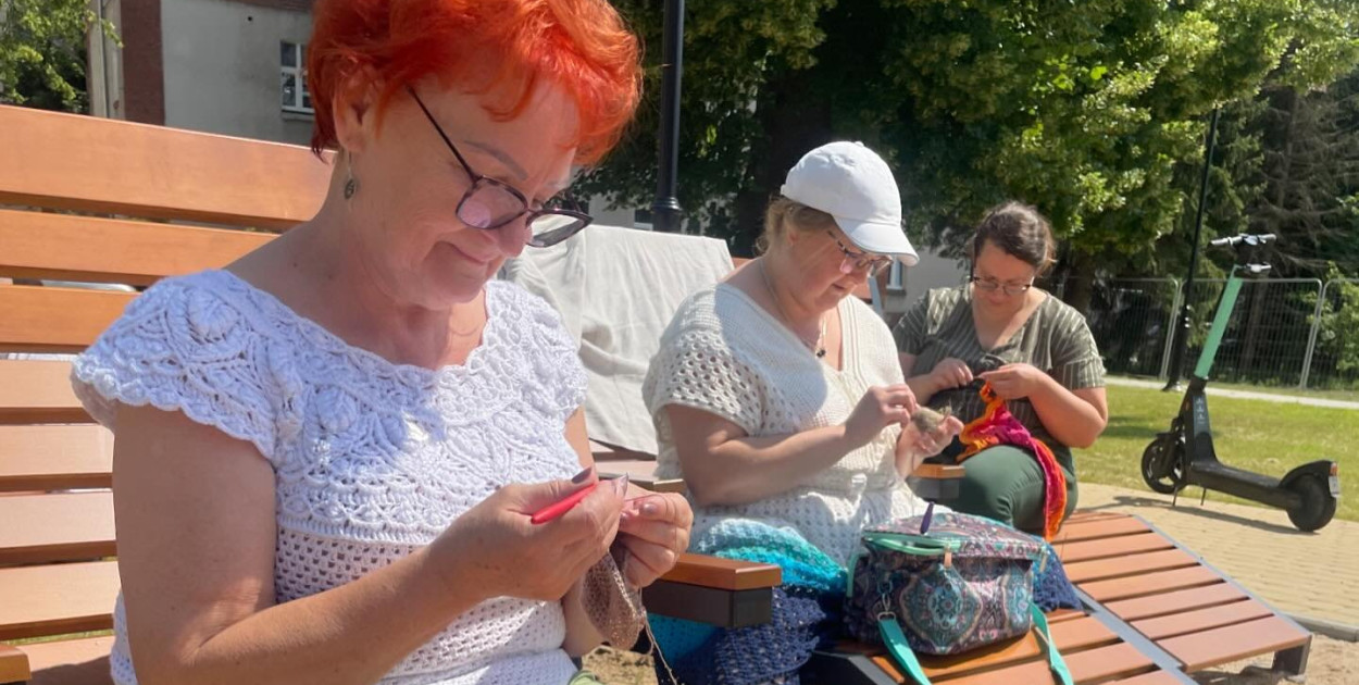 Sympatyczne wspólne dzierganie za nami 