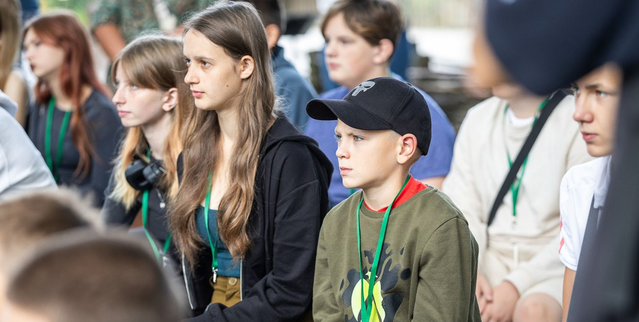 Młodzi Ukraińcy zwiedzają nasz region