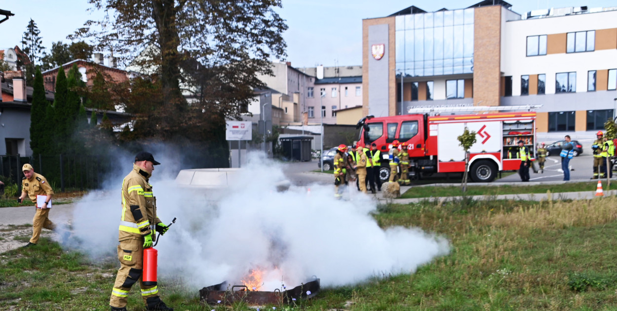 Ładunek wybuchowy podłożony w Starostwie Powiatowym w Chełmnie?