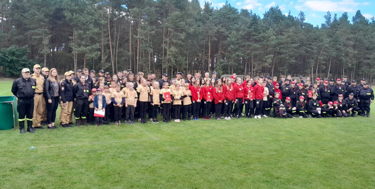 Wyniki zawodów sportowo-pożarniczych w Podwiesku 