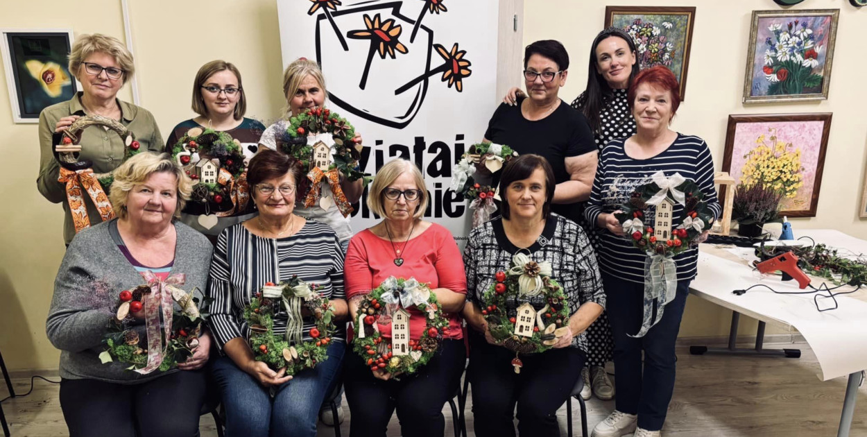 Fotorelacja z warsztatów „ Jesienne wianki” - było kreatywnie