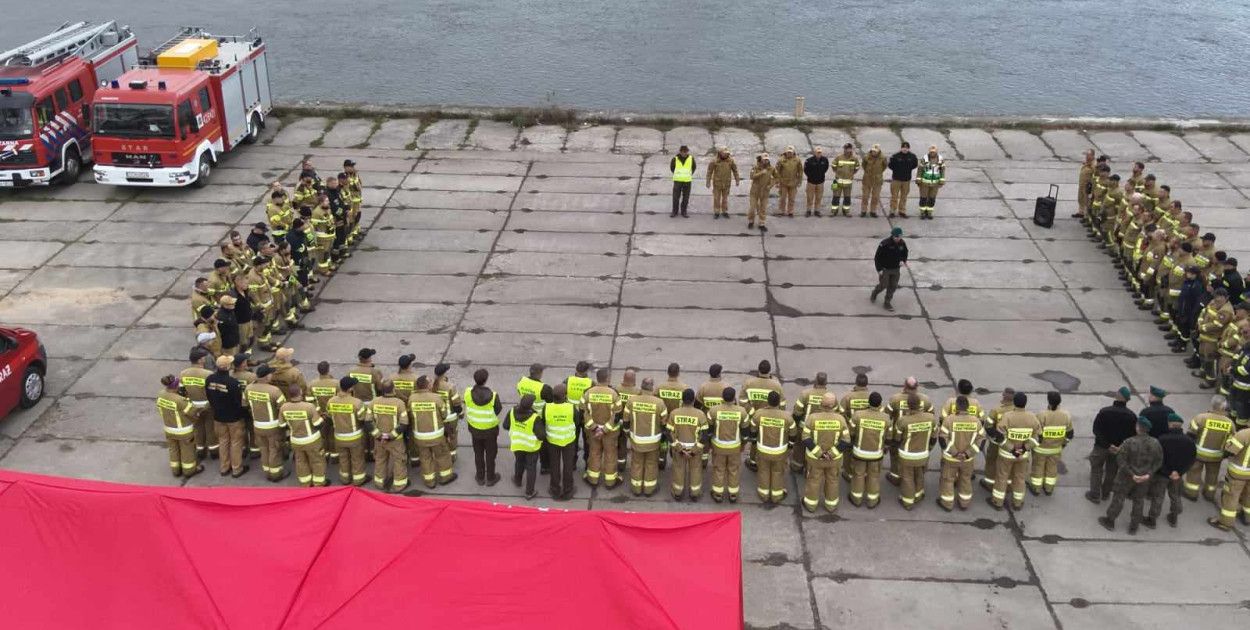 Ćwiczenia doskonalące jednostek OSP z terenu powiatu chełmińskiego „POWIŚLE 2024”