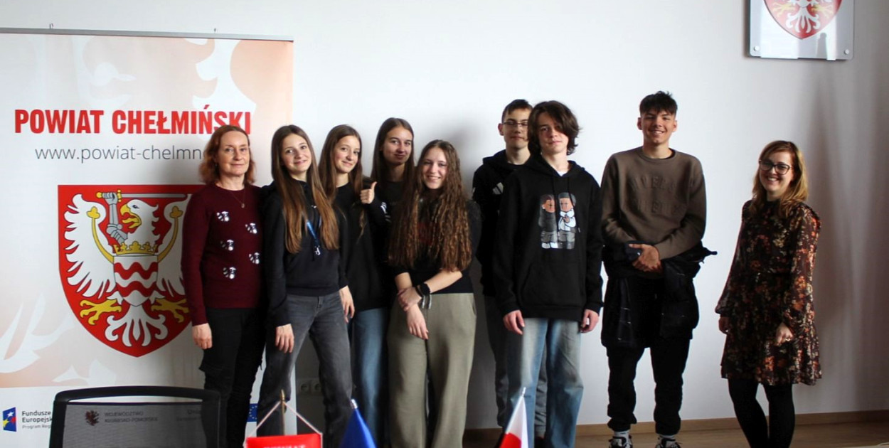 Uczniowie szkoły w Brzozowie na lekcji w Starostwie. Dziękujemy za odwiedziny!