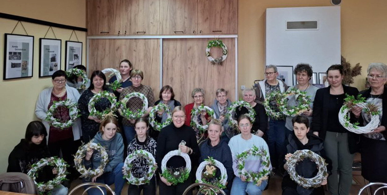 Warsztaty florystyczne w Gminie Stolno