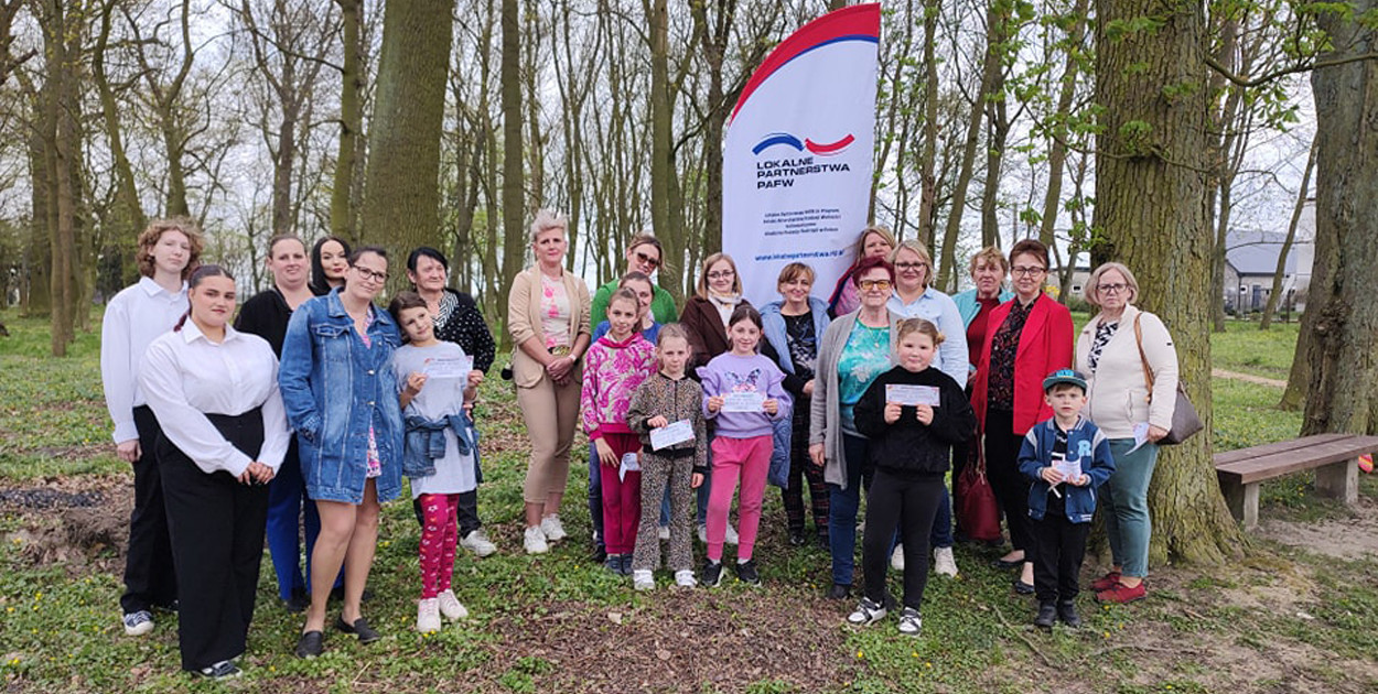 Rodzinna gra terenowa w Dorposzu Szlacheckim