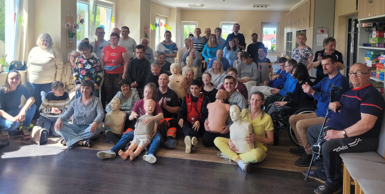 Zajęcia edukacyjne w Środowiskowym Domu Samopomocy Caritas