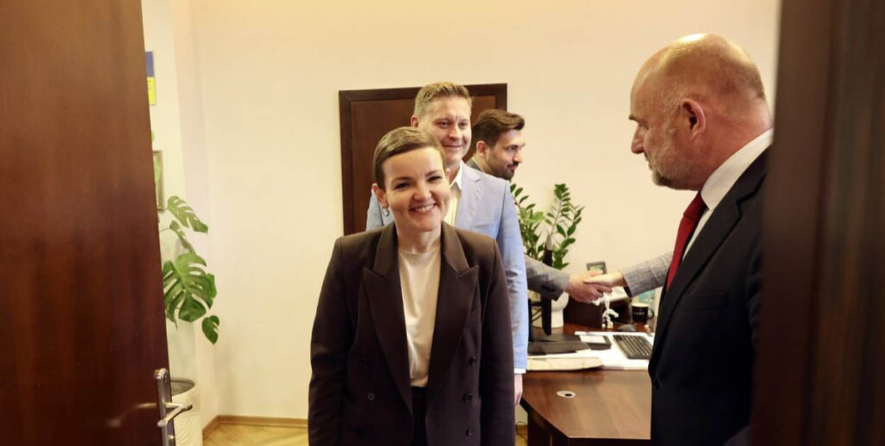 Wiceminister kultury z wizytą w Operze Nova, Filharmonii Pomorskiej 