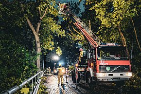 Silny wiatr narobił szkód w naszych okolicach-9487