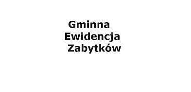 Gminna Ewidencja Zabytków -82295