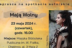 Spotkanie autorskie z Mają Wolny w chełmińskiej Bibliotece-82909