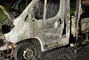 Pożar samochodu i wypadek w jednym dniu w okolicach Chełmna-93704